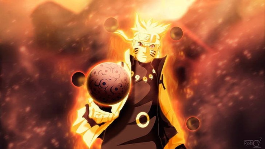 nine tailed naruto rasengan