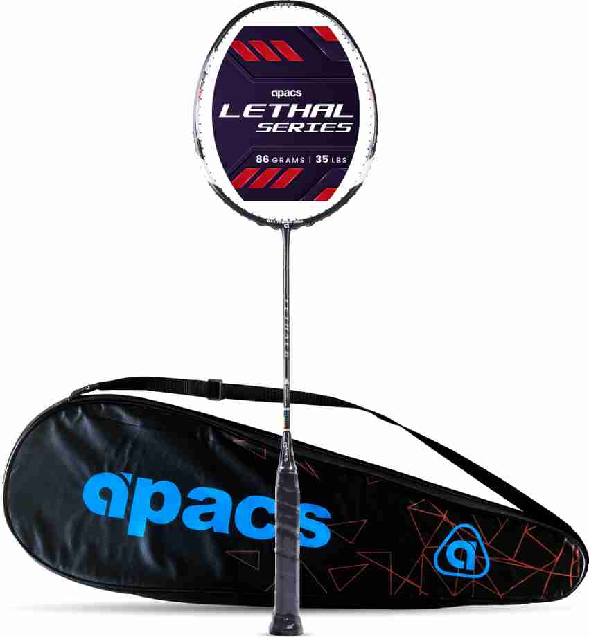 apacs Lethal 8 (Full Graphite, 35LBS) Black, White Unstrung Badminton Racquet - Buy apacs Lethal 8 (Full Graphite, 35LBS) Black, White Unstrung Badminton Racquet Online at Best Prices in India - Sports & Fitness | Flipkart.com apacs Lethal 8 (Full Graphite, 35LBS) Black, White Unstrung Badminton Racquet - Buy apacs Lethal 8 (Full Graphite, 35LBS) Black, White Unstrung Badminton Racquet Online at Best Prices in India - Sports & Fitness | Flipkart.com