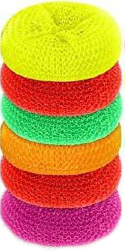 Plastic Scrubber Round Nylon Scrubbers for Pots and Pans