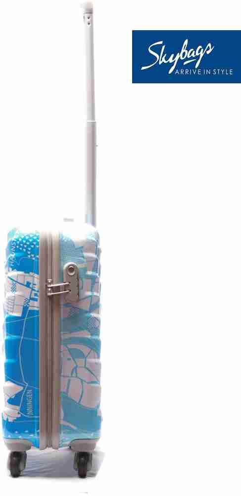 SKYBAGS TROOPER Cabin Suitcase 4 Wheels 20 inch blue Price in