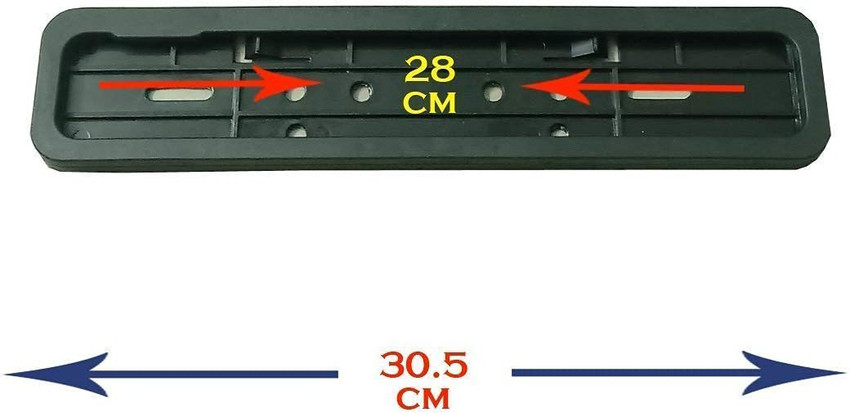 Honda number online plate surround