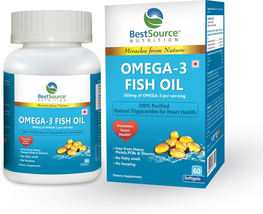 BestSource Nutrition Omega 3 Fish Oil Softgels Price in India