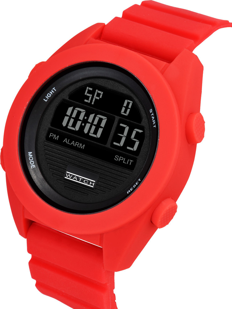 AWEX 9060 RED Stylish RED Men Sports Watches Multifunctional Luxury Digital Watch Digital Watch For Men