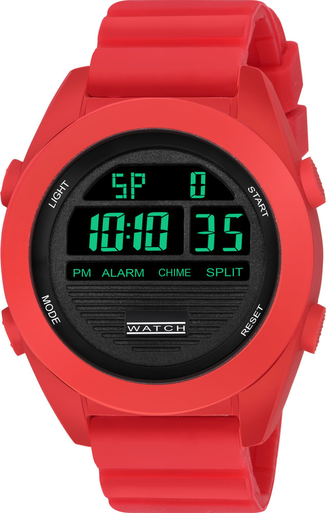 Red colour sports watch online