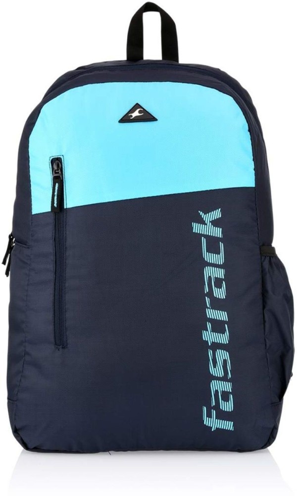 Fastrack unisex navy blue hotsell solid backpack