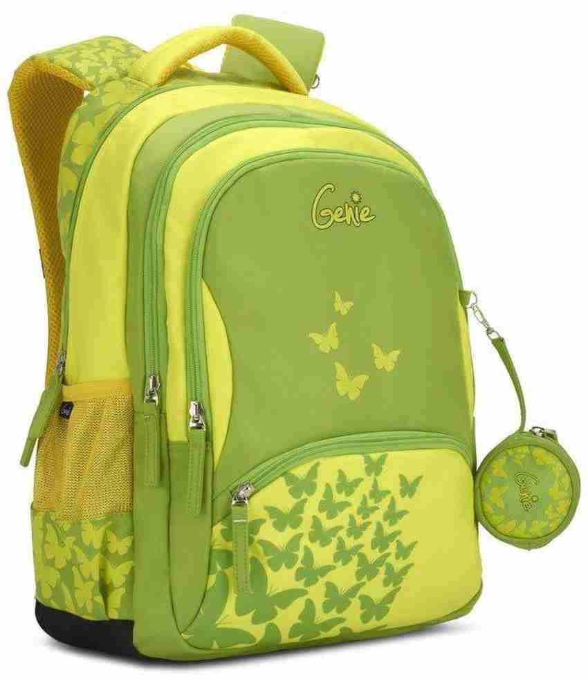 Green school bag best sale