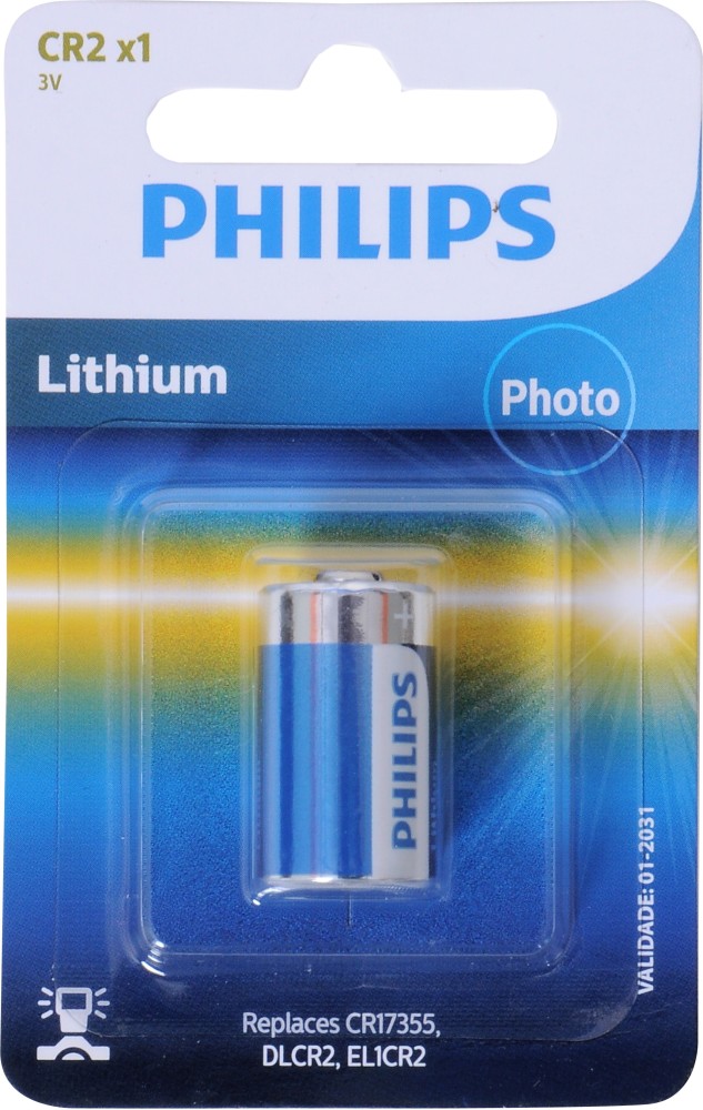 CR123A lithium battery, 3 V (x1) 