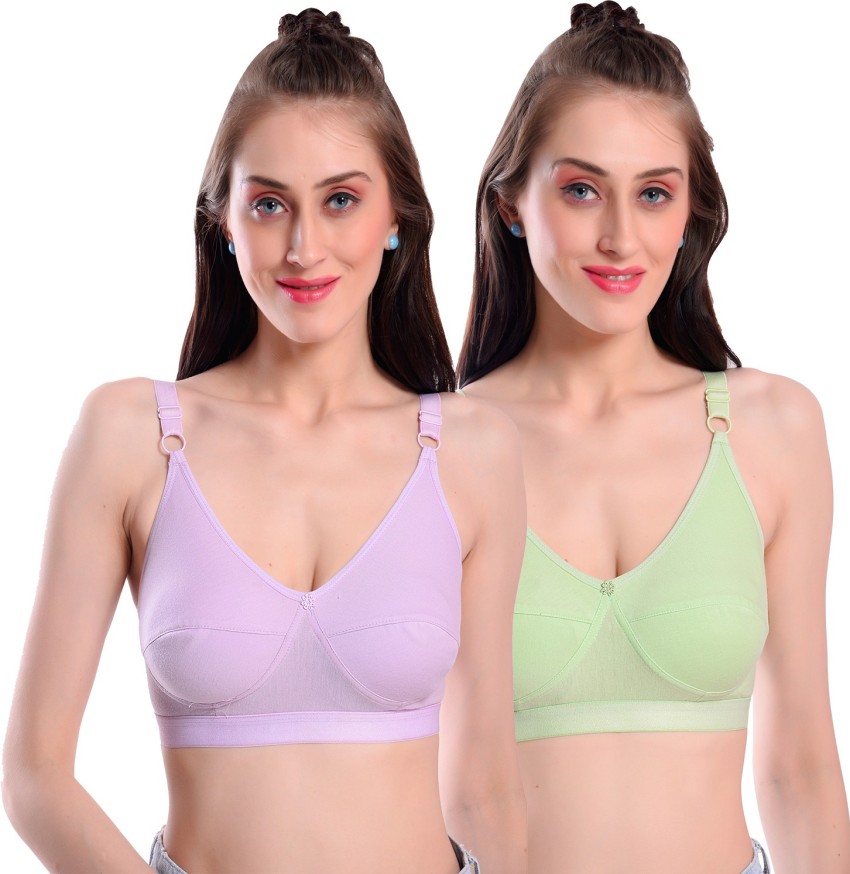 Buy online Pack Of 2 Hosiery Push Up Bra from lingerie for Women by Elina  for ₹749 at 63% off
