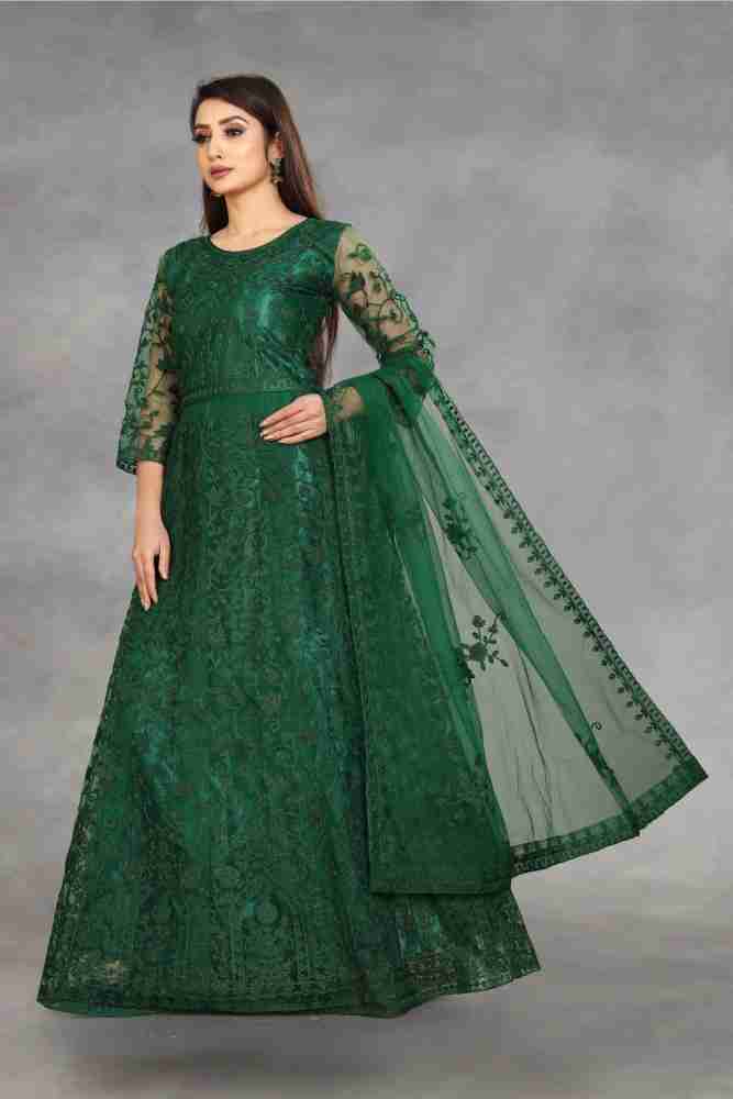 Saree hot sale gown flipkart