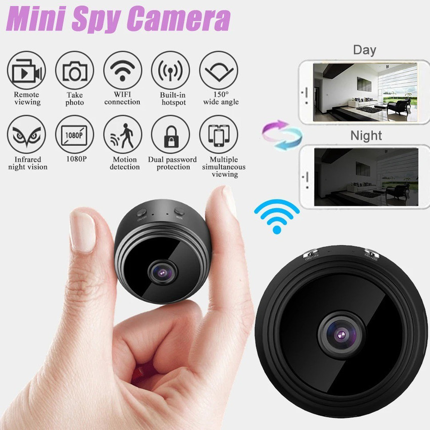 Wireless security camera with sales hotspot