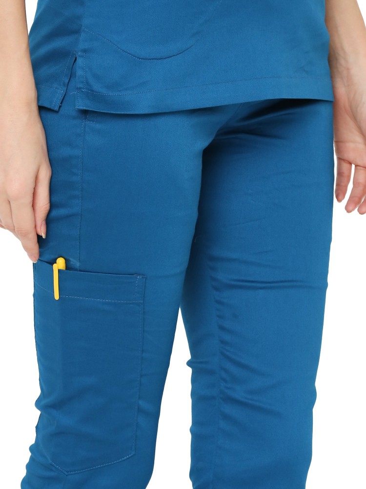 Ceil Blue Essential Straight Leg Scrub Pants  GRIT Scrubs