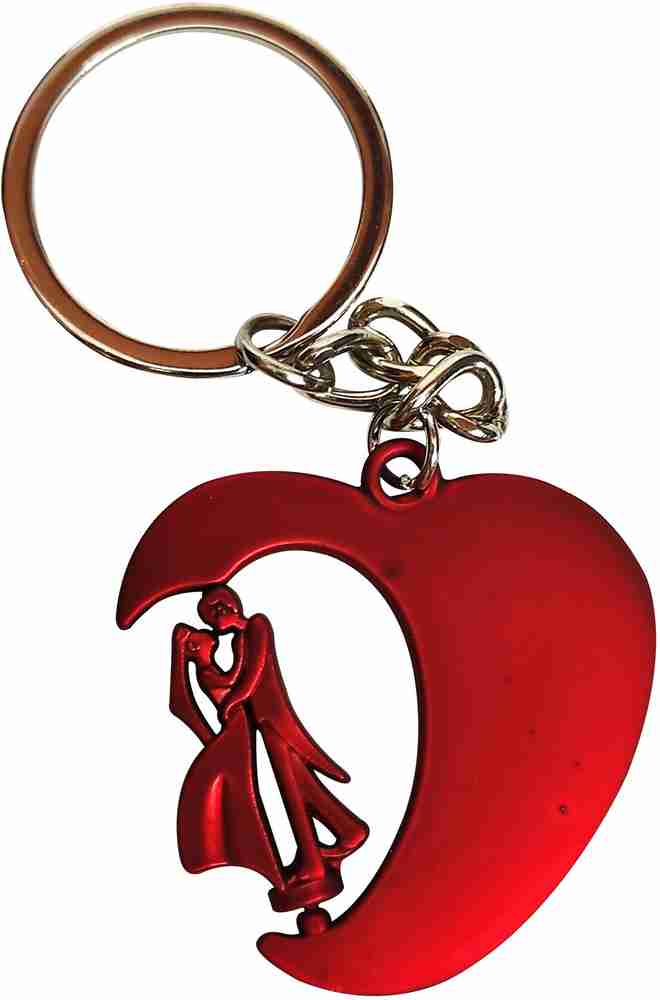 RRCollection Heart Keychain For Lovely Couple Heart Metal Rotate Keychains Unique Heart Keychain For Boy and Girls Key Chain Price in India Buy RRCollection Heart Keychain For Lovely Couple Heart Meta...