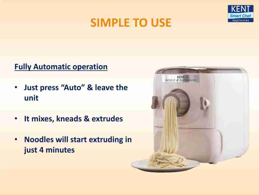 Jukkre Pasta Maker Electric Pasta Maker Non-Stick Noodles Maker Machine w 2  Blades and 9 Thickness Setting Spaghetti and Pasta Maker Price in India -  Buy Jukkre Pasta Maker Electric Pasta Maker
