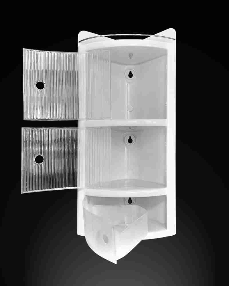 Plastic corner deals shelves for bathroom