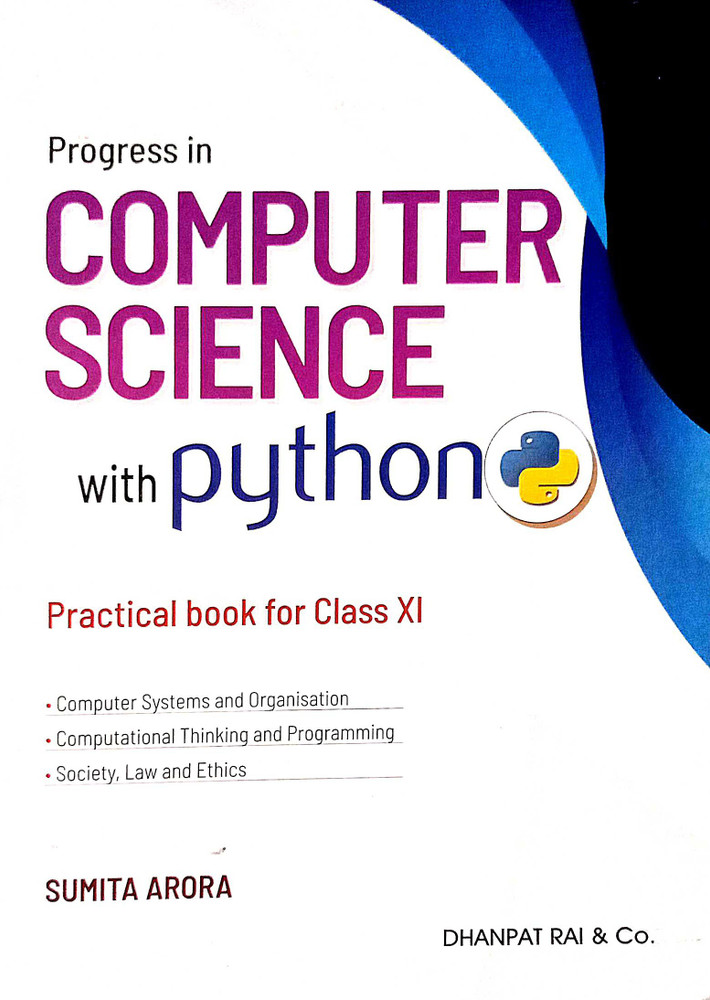 Computer Science With Python: Textbook For CBSE Class 11, 42% OFF