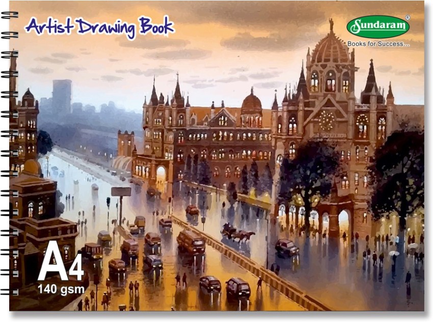 Buy Sundaram Artist Drawing Book - A4 - 100 Pages, Size 29.5 x 21 cm Online  at Best Price of Rs 185 - bigbasket