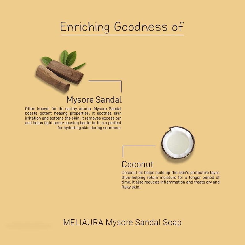 Mysore Sandal Soap Premium Bath Soap 450g (Pack of 2) - Walmart.com