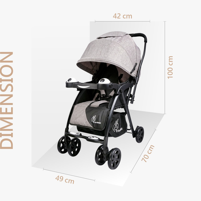 R for on sale rabbit stroller folding
