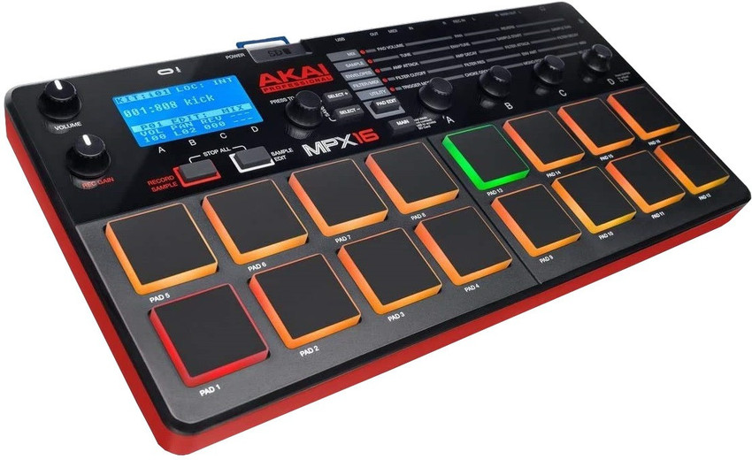 AKAI Professional MPX16M10 MPX16M10 MIDI Controllers Price in 