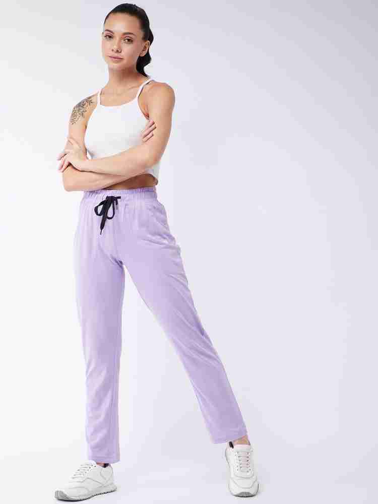 DISRUPT Solid Women Purple Track Pants - Buy DISRUPT Solid Women Purple  Track Pants Online at Best Prices in India