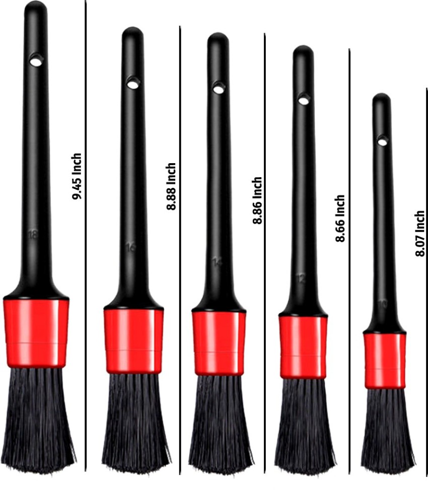 Kanya Car Detailing Brush 5 Piece Set Combo Price in India - Buy