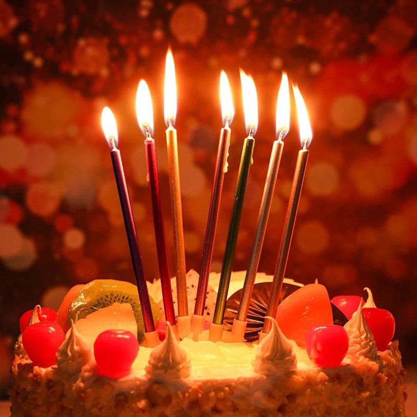 Birthday Cake Candles Stock Photos and Images - 123RF