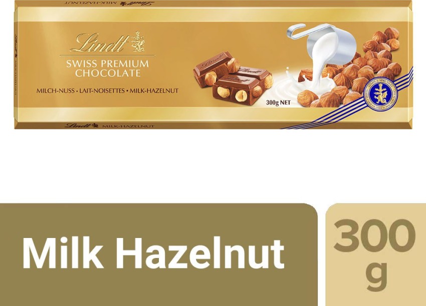 Lindt Gold Bar Milk Chocolate 300g