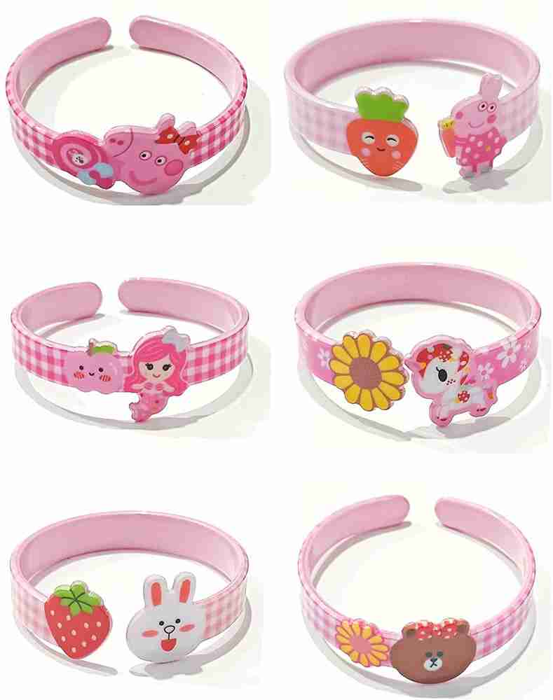 Girls plastic bracelets on sale