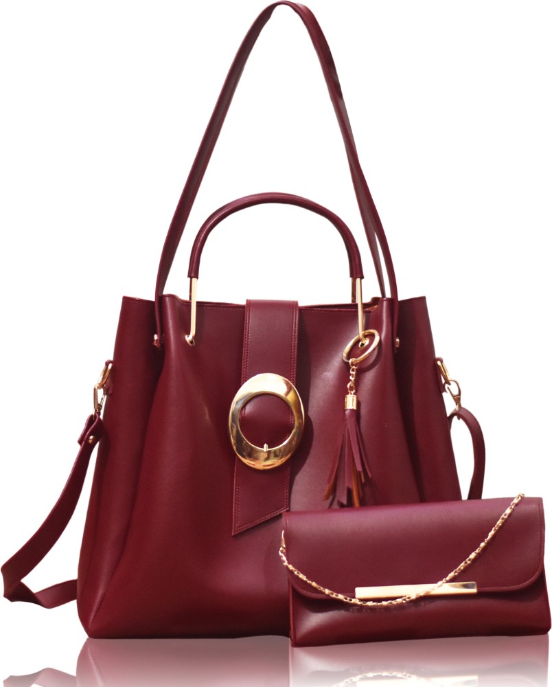 Buy CarryLux Women Maroon Shoulder Bag Maroon Online @ Best Price in India