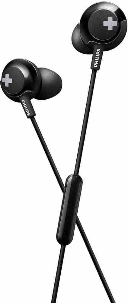 Philips bass+ wired headphones with mic sale