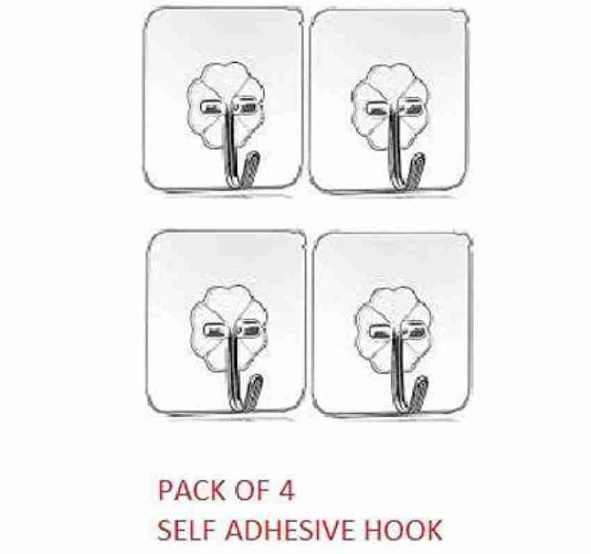 Transparent Wall Hooks Strong Self Adhesive Door Wall, 57% OFF