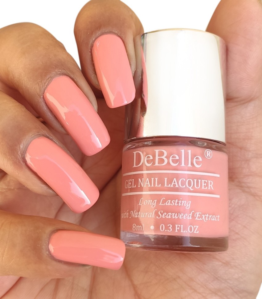 Buy DeBelle Gel Nail Lacquer Peach Pannacotta Creamy Peach Nail Polish 8 ml  Online at Discounted Price | Netmeds