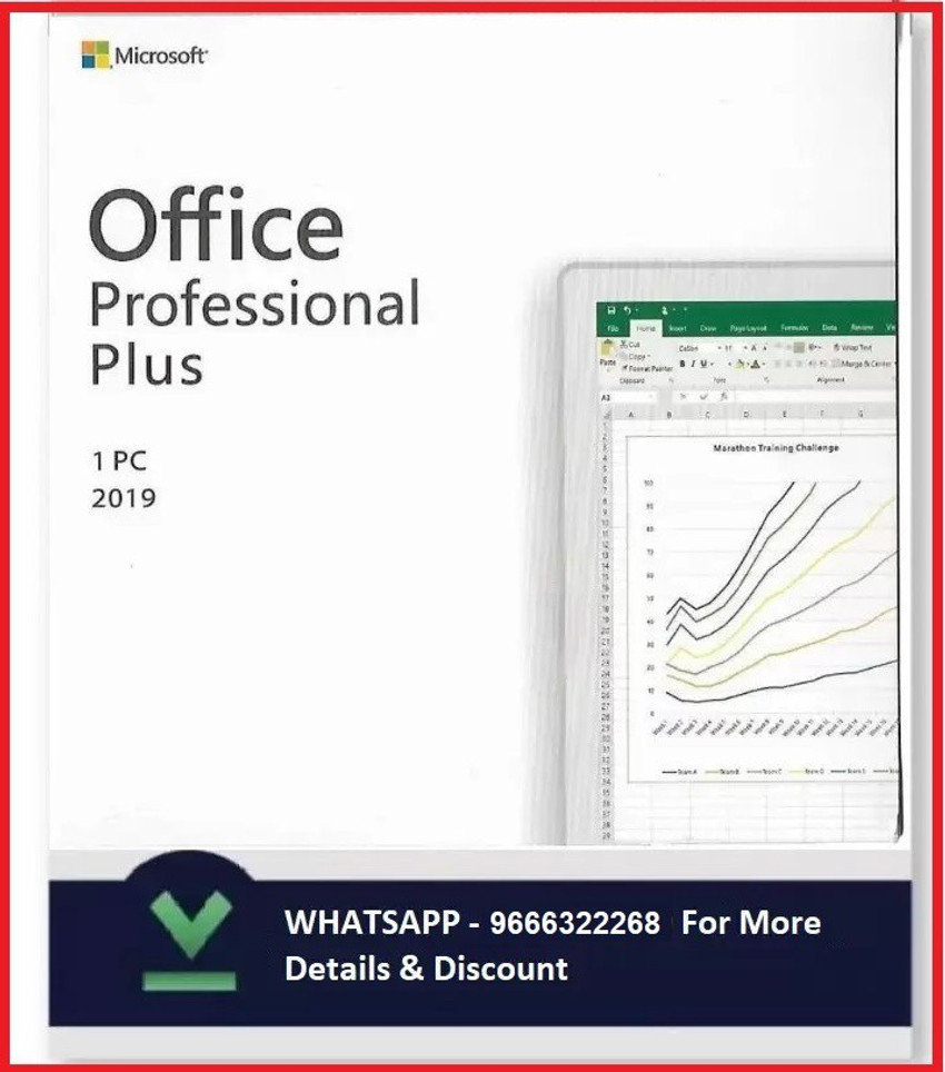 Microsoft Office Professional Plus 2019 For 1 Windows Pc- Lifetime Validity  (Activation Key Code) - Microsoft : Flipkart.Com