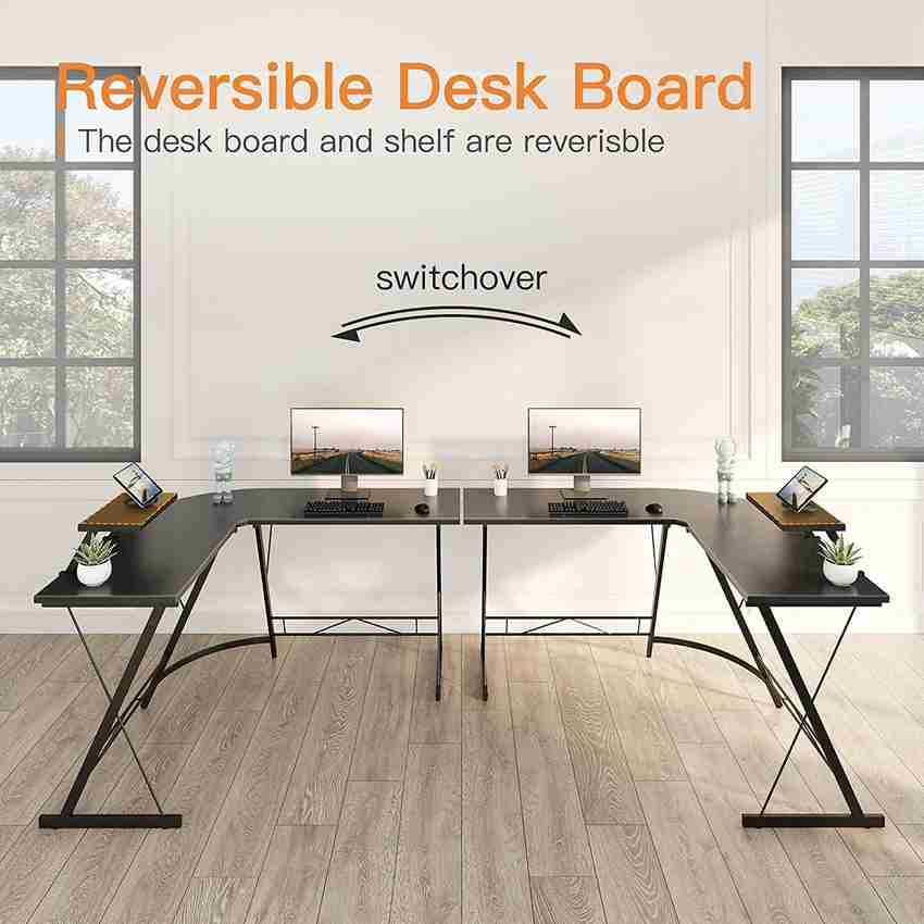 Rounded l shaped 2025 desk