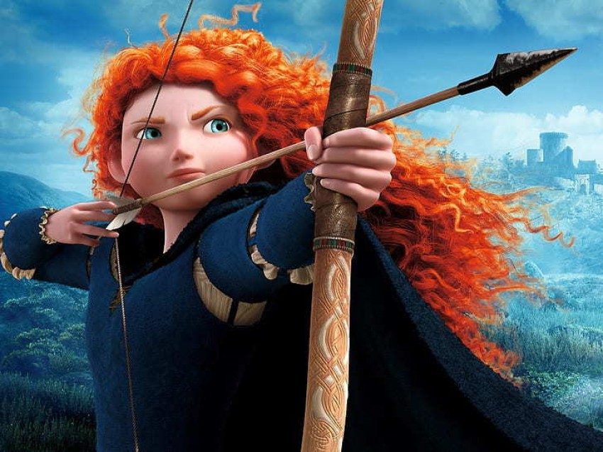 Brave Cartoon Movie Merida Archer Matte Finish Poster Paper Print