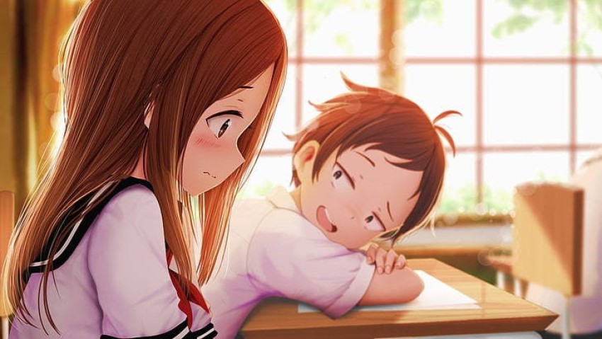 Anime, Karakai Jouzu no Takagi-san, Nishikata (Karakai Jouzu no Takagi-san),  HD wallpaper