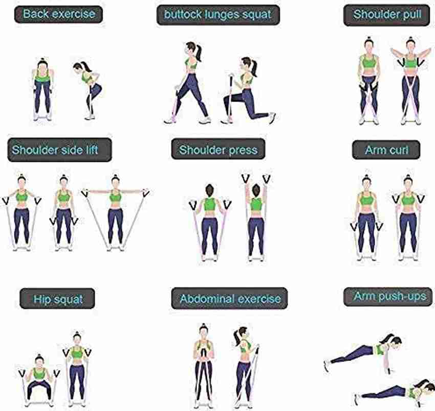 Resistance bands with door anchor workouts clearance