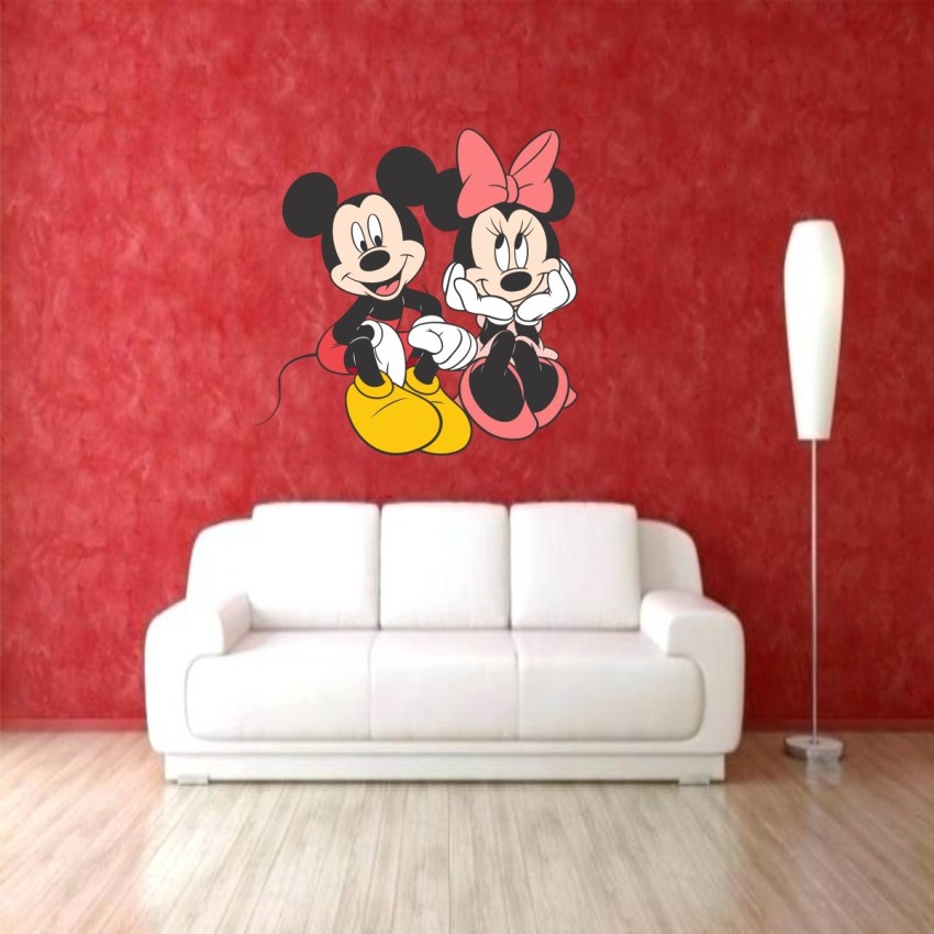 CM Wealth Mickey Mouse Stickers Peeking Minnie Mouse Light India