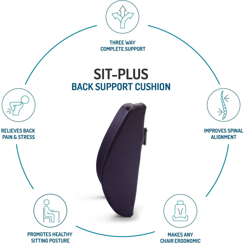 BackGood Sit Plus Lumbar Back Cushion Back Lumbar Support Buy BackGood Sit Plus Lumbar Back Cushion Back Lumbar Support Online at Best Prices in India Fitness Flipkart