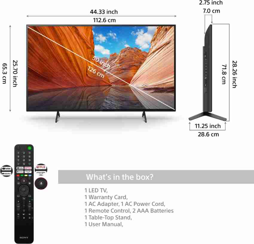 TV 43 SONY LED 4K Ultra HD KD-43X80J LA8