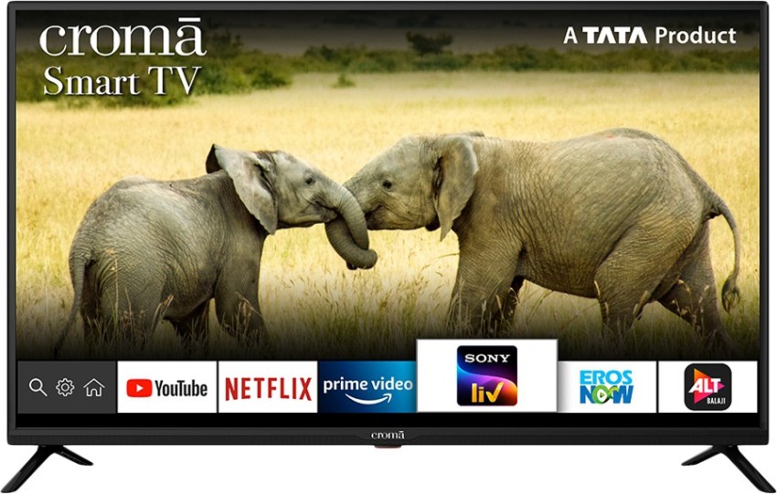 Buy Croma 109 cm (43 inch) Full HD LED Smart Google TV with Bezel