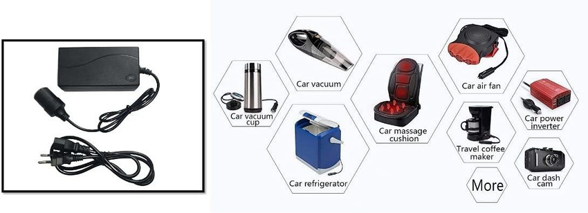 Breewell 12V 5A AC to DC Power Adapter Converter Car Cigarette