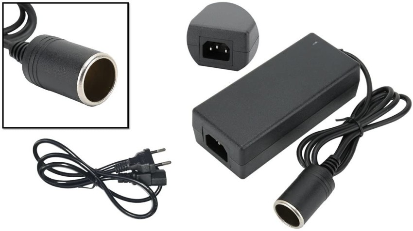 90v-220v Ac Wall Power To 12v Dc Car Cigarette Lighter Socket
