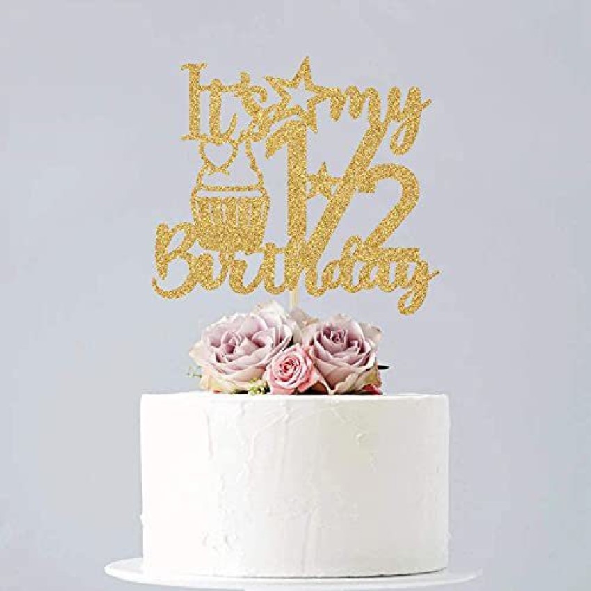 1/2 Cake Topper Half Birthday Cake Topper 6 Months Cake - Etsy