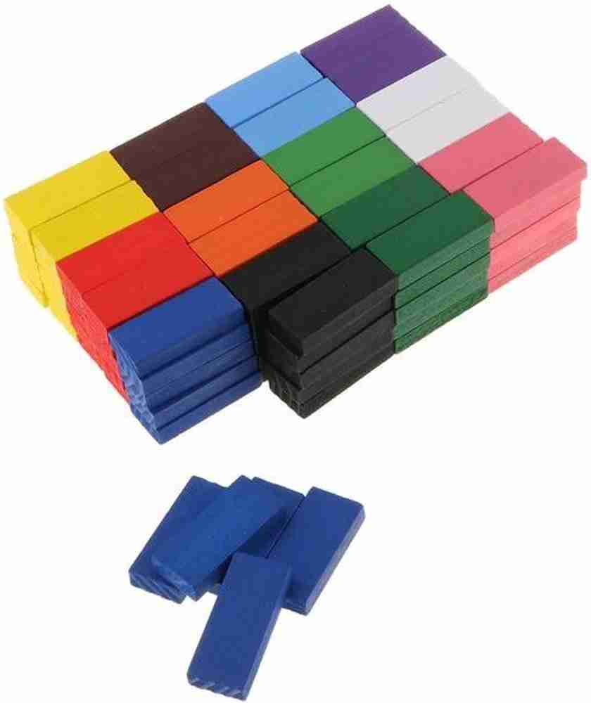 ATYANTAH Dominoes Blocks 200 Pieces Wooden Domino Game Set for