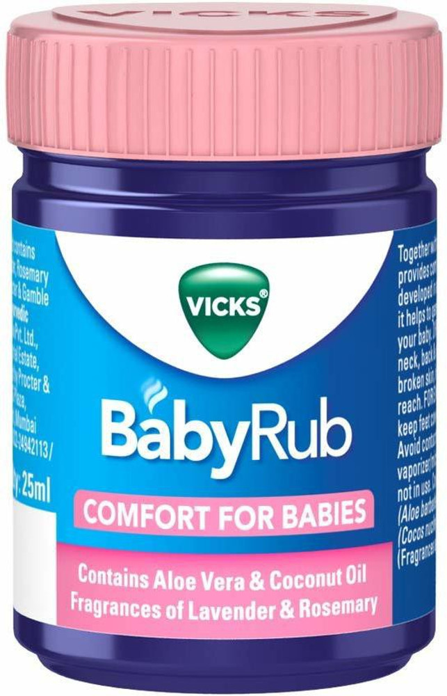 VICKS BabyRub 25ml Specifically for Babies Moisturize Soothe and