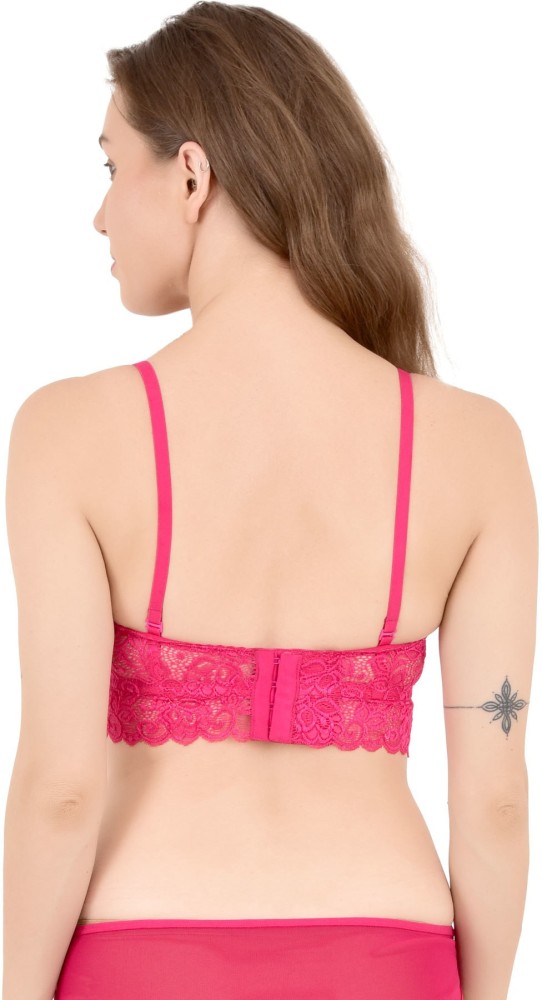 Pink Papilio Women Bralette Heavily Padded Bra - Buy Pink Papilio Women  Bralette Heavily Padded Bra Online at Best Prices in India