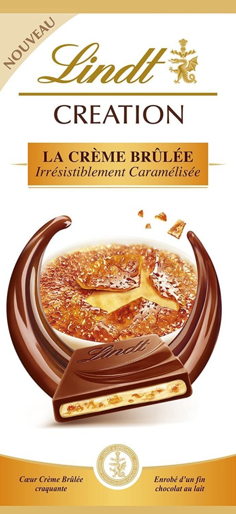 Chocolat au lait crème brûlée, Lindt (150 g)