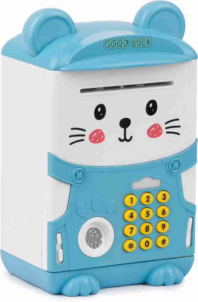 Children shop money bank
