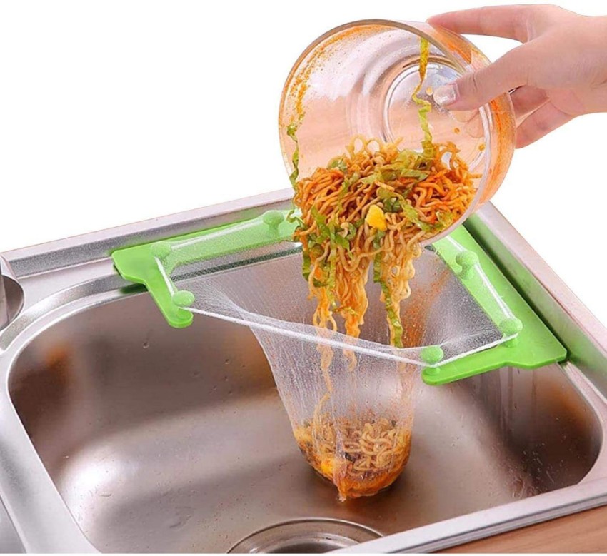 Kitchen Sink Strainer Leftover Drain Basket Garbage Filter Hanging